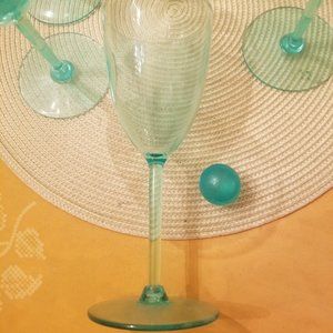 Holiday Wine  Cups w/Ice-balls